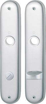 HOPPE Langschildpaar 273P F1 naturfarbig Aluminium 72 mm für Zimmertüren