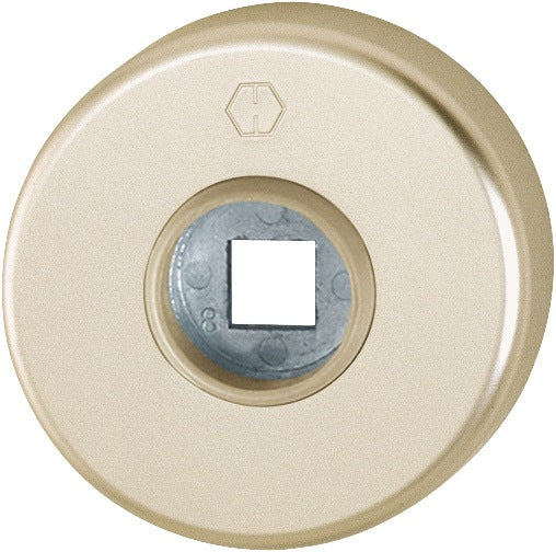 HOPPE Drückerrosetten-Paar 42KV Aluminium F1 mit Rückholfederpaket für Türstärke 37-42 mm