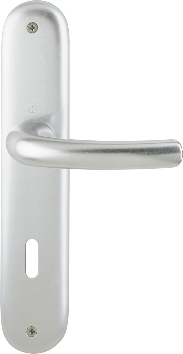 HOPPE Langschildgarnitur Tôkyô 1710/273P Aluminium F1 OB 72 mm DIN L/R