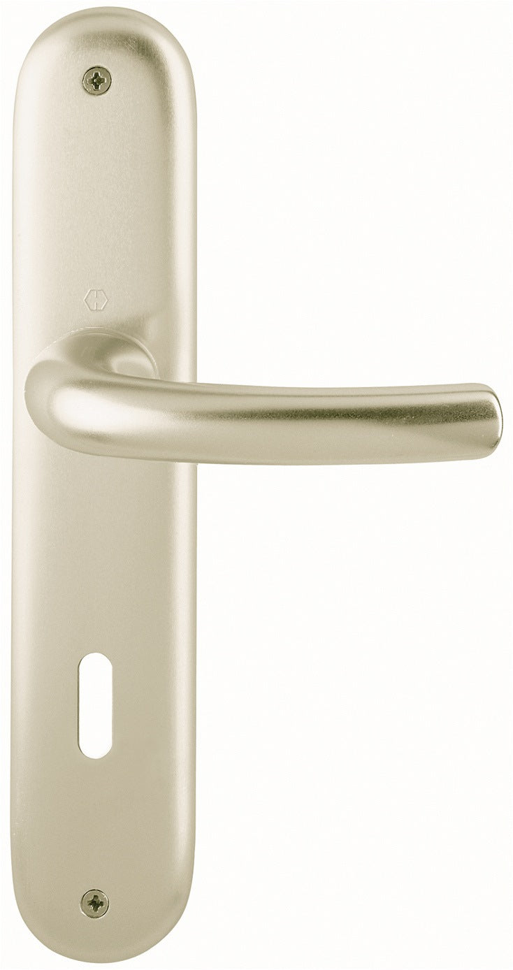 HOPPE Langschildgarnitur Tôkyô 1710/273P Aluminium F1 OB 72 mm DIN L/R