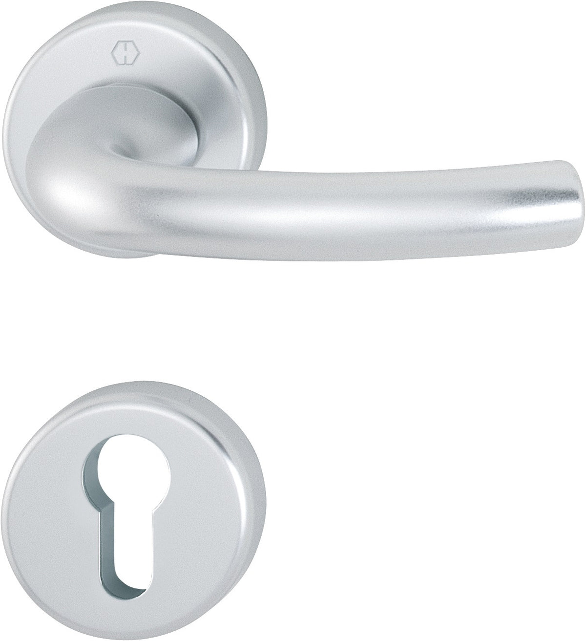 HOPPE Rosettengarnitur Tôkyô 1710 Aluminium DIN L/R für Innentüren