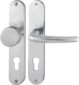 HOPPE Langschildgarnitur Denver E1310Z/302 Edelstahl F69 DIN L/R für Innentüren