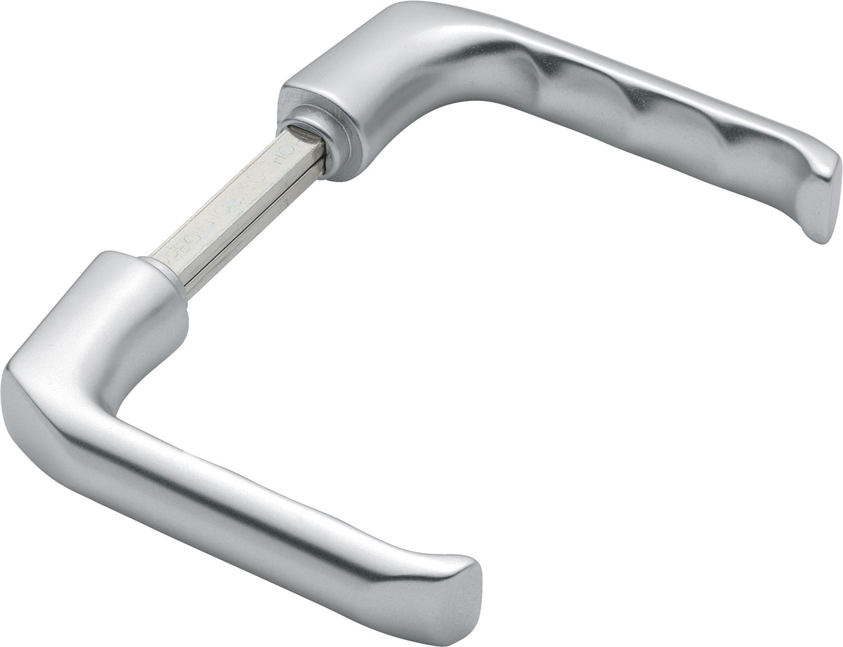 HOPPE Türdrückerpaar London 113 H Aluminium ohne Rosetten, Vierkant 10 mm, DIN links/rechts