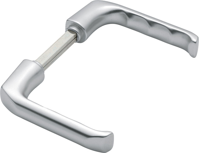 HOPPE Türdrückerpaar London 113 H Aluminium ohne Rosetten, Vierkant 10 mm, DIN links/rechts