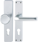 HOPPE Langschildgarnitur London 54/227/202SP/113 Alu F1 PZ 72 mm DIN L/R