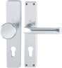 HOPPE Langschildgarnitur London 54/227/202SP/113 Alu F1 PZ 72 mm DIN L/R