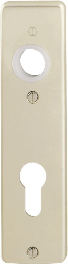 HOPPE Kurzschildpaar 202KP Aluminium F4 bronzefarbig PZ 165 mm