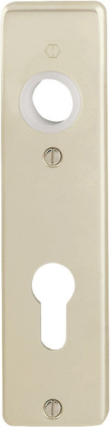 HOPPE Kurzschildpaar 202KP Aluminium F4 bronzefarbig PZ 165 mm