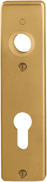HOPPE Kurzschildpaar 202KP Aluminium F4 bronzefarbig PZ 165 mm