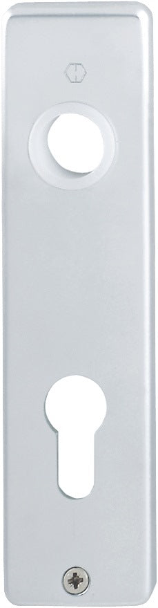 HOPPE Kurzschildpaar 202KP/AP Aluminium F2 neusilberfarbig für Zimmertüren
