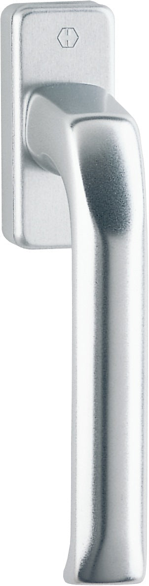HOPPE Fenstergriff London 013/U34 Aluminium F1 naturfarbig, 32 mm Stiftvorstand, RAL-geprüft