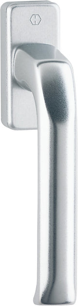 HOPPE Fenstergriff London 013/U34 Aluminium F1 naturfarbig, 32 mm Stiftvorstand, RAL-geprüft