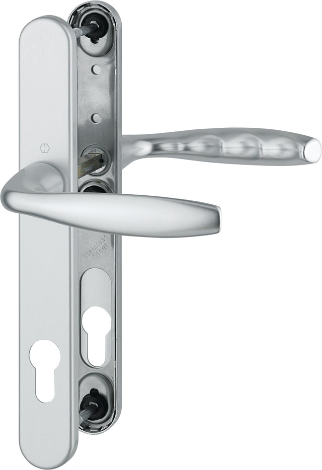 HOPPE Profil-Garnitur NY 1810/3346 Alu F1 PZ für Türstärke 57-62 mm