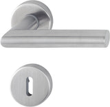 HOPPE Rosettengarnitur Amsterdam E1400Z Edelstahl matt DIN L/R