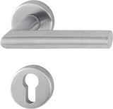 HOPPE Rosettengarnitur Amsterdam E1400Z Edelstahl matt DIN L/R