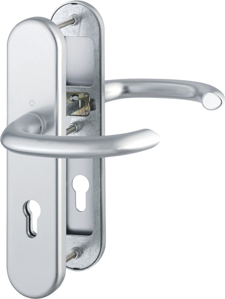 HOPPE Schutzgarnitur Marseille 76G Aluminium F1, ES1, Wechselgarnitur, 72 mm