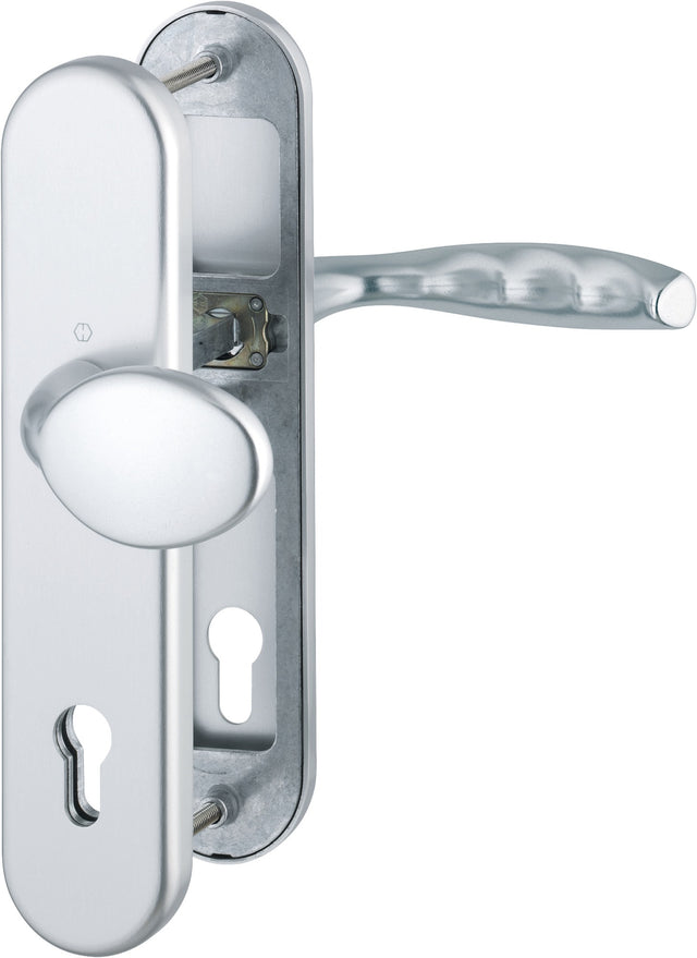 HOPPE Schutzgarnitur NY 76G/3331/3410/1810H Alu.F1 92mm 66-76mm Wechselgarnitur