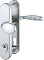 HOPPE Schutzgarnitur NY 76G/3332ZA/3410/1810H Aluminium F1 92 mm für Abschlusstüren