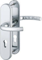 HOPPE Schutzgarnitur Tôkyô 76G Aluminium F1 ES 1 für Abschlusstüren