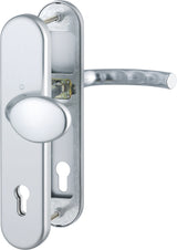 HOPPE Schutzgarnitur Tôkyô 76G Aluminium F1 ES 1 für Abschlusstüren