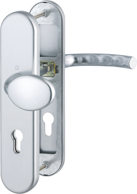 HOPPE Schutzgarnitur Tôkyô 76G Aluminium F1 ES 1 für Abschlusstüren
