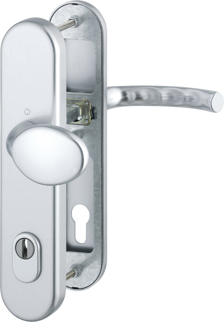 HOPPE Schutzgarnitur Tôkyô 76G/3332ZA/3410/1710 Aluminium F1 für Abschlusstüren