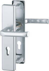 HOPPE Schutzgarnitur London 61G/2221/2210/113 Aluminium F1 für Abschlusstüren, einbruchhemmend nach DIN 18257