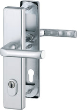 HOPPE Schutzgarnitur London 61G/2222ZA/2210/113 Alu.F2 72mm für Türstärke 37-47mm