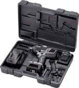 Kraftwerk 1/2" Akku Schlag-Maschinenschrauber Set, bürstenlos, 18V, 2 x 4 Ah Akku, Ladegerät, 1500 Nm
