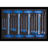 KING TONY Profi-Werkzeuge - Schaumstoff-Einlage 22tlg. 991122MRV