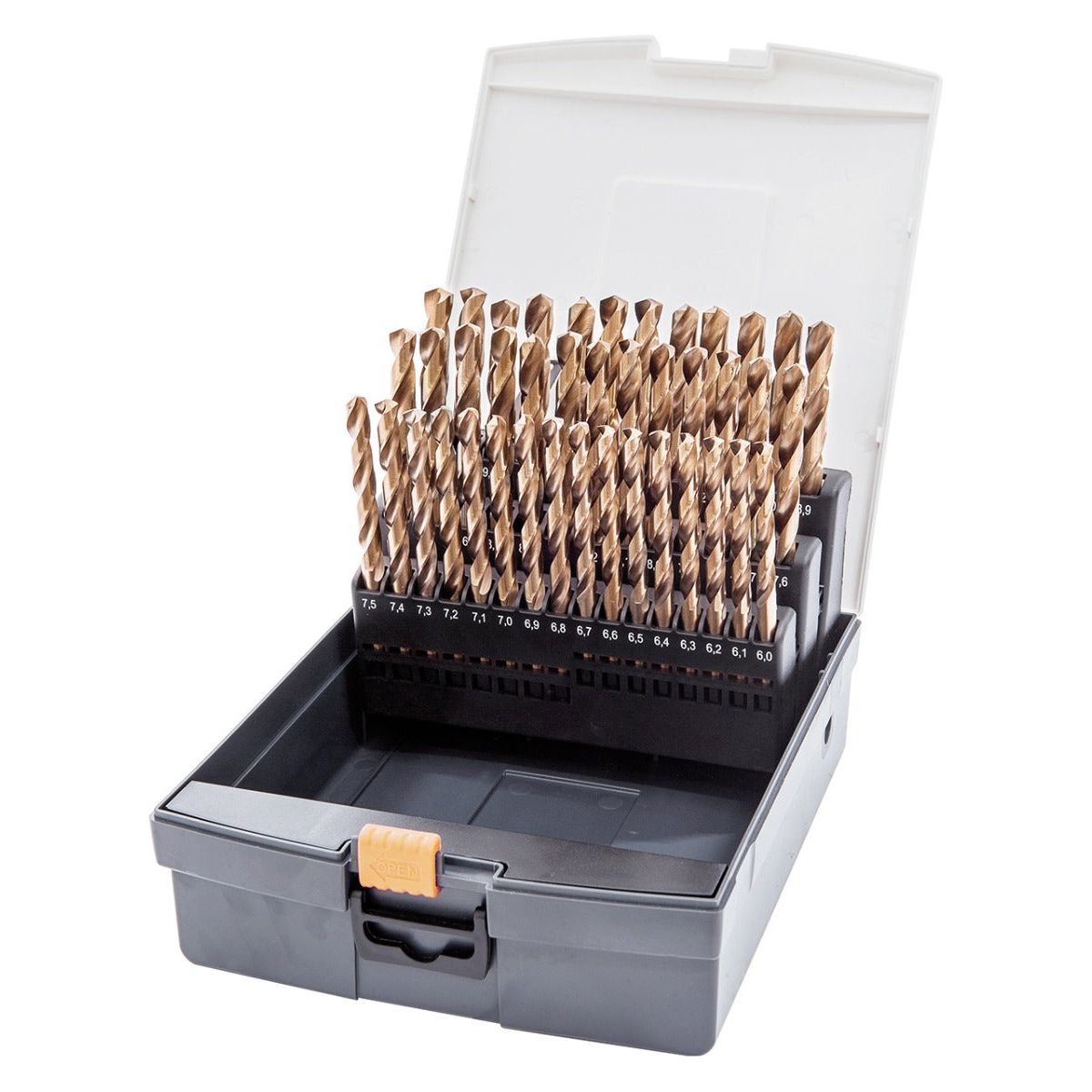 BERNARDO Bohrwerkzeuge – Modell Spiralbohrer-Set 41-tlg.