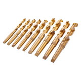 BERNARDO Bohrwerkzeuge – Modell Spiralbohrer HSS mit Morsekonus, TiN-besch., Satz B