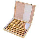 BERNARDO Bohrwerkzeuge – Modell Spiralbohrer HSS mit Morsekonus, TiN-besch., Satz B