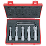 BERNARDO Zubehör Magnet-Kernbohrmaschine – Modell HM-Kernbohrer-Set, 14 - 22 mm, Bohrtiefe 35 mm