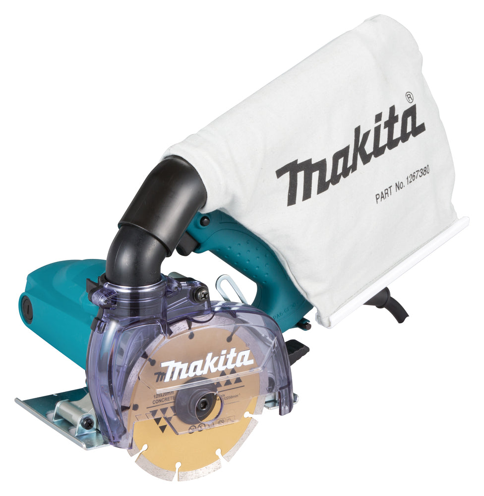 Makita Diamantschneider | 1.400 W | 125 mm Scheibe | 40 mm Schnitttiefe - 4100KB