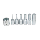 Metallkraft 6-teiliger Druckdornsatz mit Lochplatte für WPP 15 - Art. 4101115