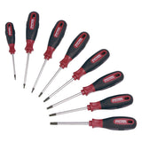 Kraftwerk Ergokraft TX-Schraubendrehersatz, TORX mit Bohrung, TS8 - TS40, 8-tlg