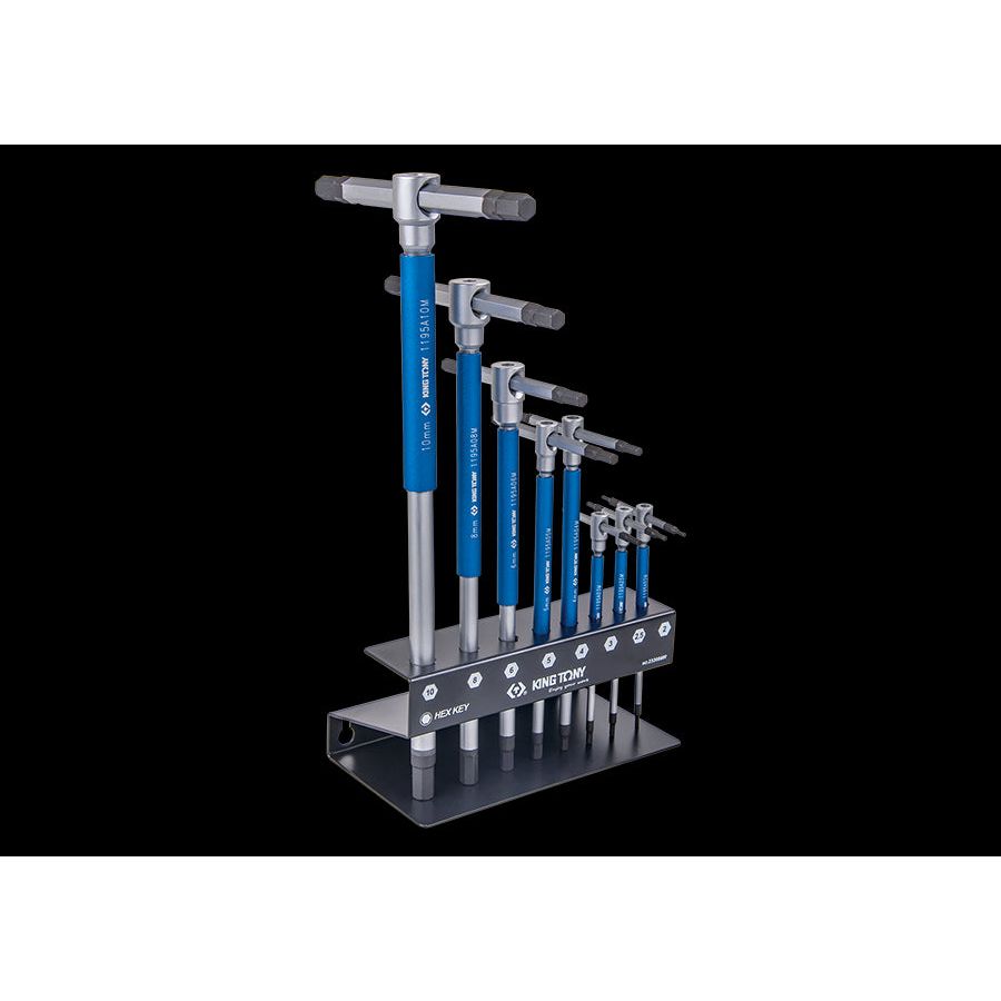 KING TONY Profi-Werkzeuge - T-Griff-Innensechskantschlüssel-Set - 8tlg. 23208MR