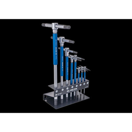 KING TONY Profi-Werkzeuge - T-Griff-Innensechskantschlüssel-Set - 8tlg. 23208MR