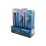 KING TONY Profi-Werkzeuge - Verkaufsdisplay Rohrzange mit Druckknopf - 12 tlg. 651710C*6+643111*6 41912GP