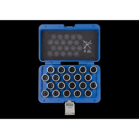 KING TONY Profi-Werkzeuge - Spezial-Einsätze für VW-Felgenschlösser - 20tlg. 9BW0120