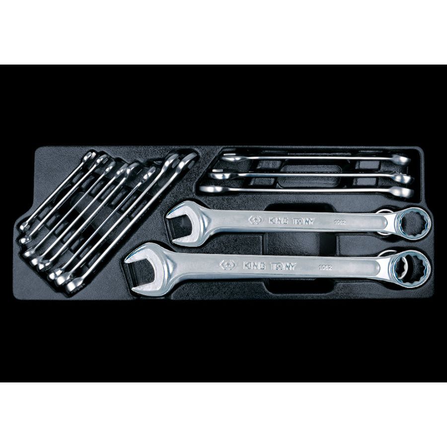 KING TONY Profi-Werkzeuge - Kombischlüssel-Set-Modul - 15 tlg. 912D15MR03