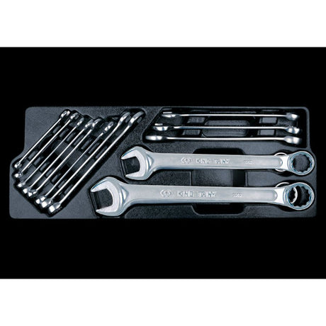 KING TONY Profi-Werkzeuge - Kombischlüssel-Set-Modul - 15 tlg. 912D15MR03