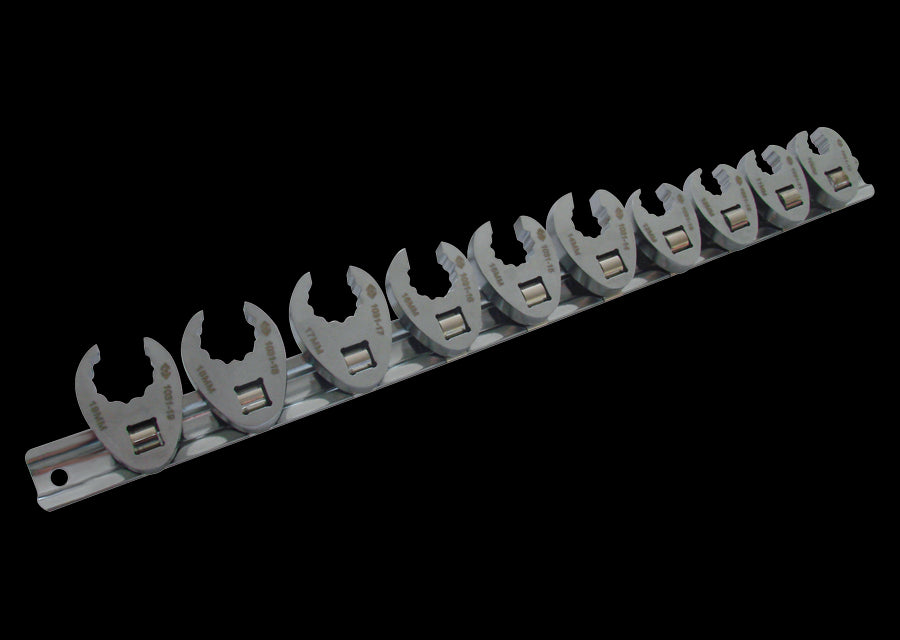 KING TONY Profi-Werkzeuge - CROWFOOT Maulschlüssel-Set - 10 tlg. 1E10MR