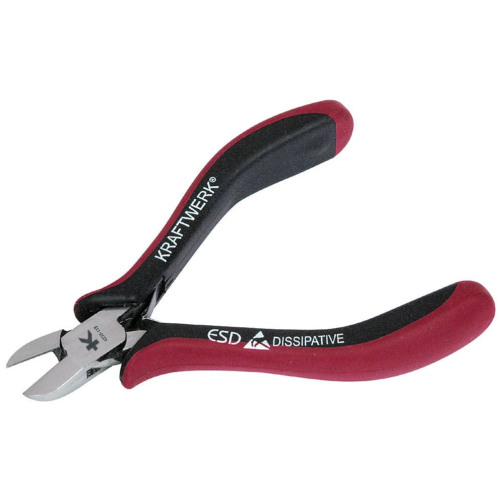 Kraftwerk Hightech ESD Elektronik-Seitenschneider, 115 mm