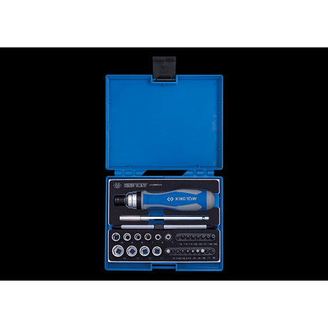 KING TONY Profi-Werkzeuge - Ratschen-Bit-Schraubendreher - 39TLG 2539MRV04