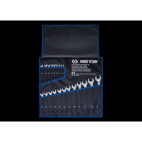 KING TONY Profi-Werkzeuge - Metrisches Kombischlüssel-set 21TLG 12D21MRN