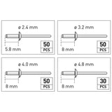 Kraftwerk Industrie-Handblindnietzangen-Satz