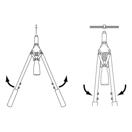 Kraftwerk Industrie-Hebel-Handblindnietzangen-Satz
