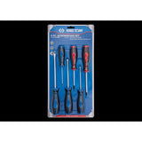 KING TONY Profi-Werkzeuge - Schlitz- und PHILLIPS®-Schraubendreher-Set - 6  tlg. 30106AMRB